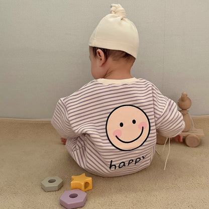 [PRE-ORDER] Happy Body Suit + Bonnet Set