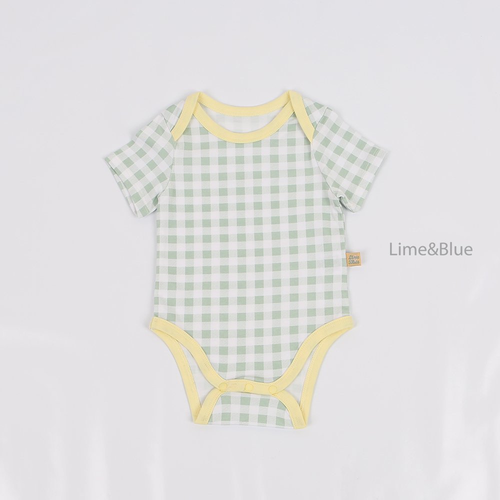[PRE-ORDER] Summer Check Check Body Suit