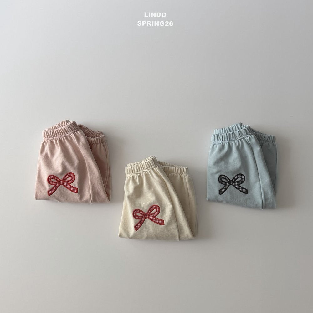 [PRE-ORDER] Check Ribbon Jogger Pants