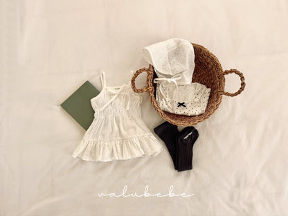 [PRE-ORDER] Shirring Strap Dress