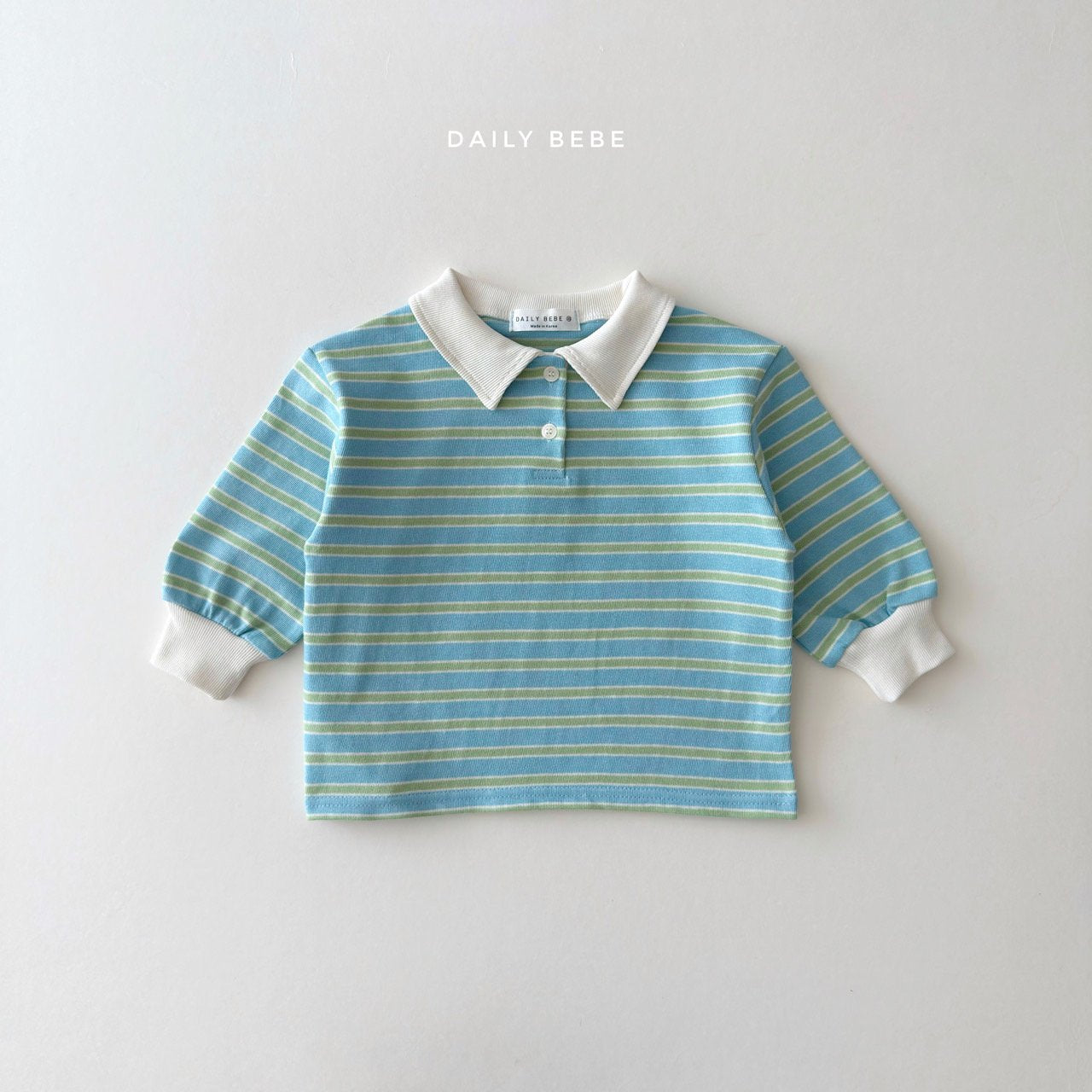 Cozy Collar T-Shirts [Yellow/M(3-4yr)]