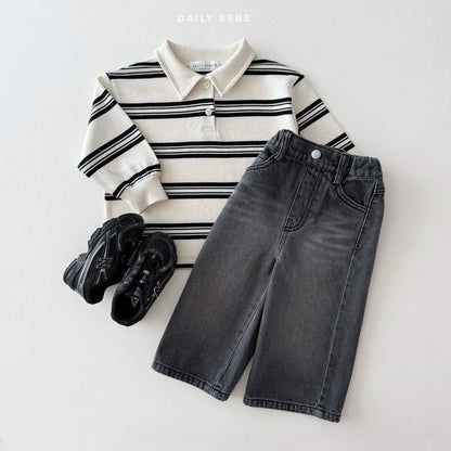 [PRE-ORDER] Collar Stripe T-Shirts