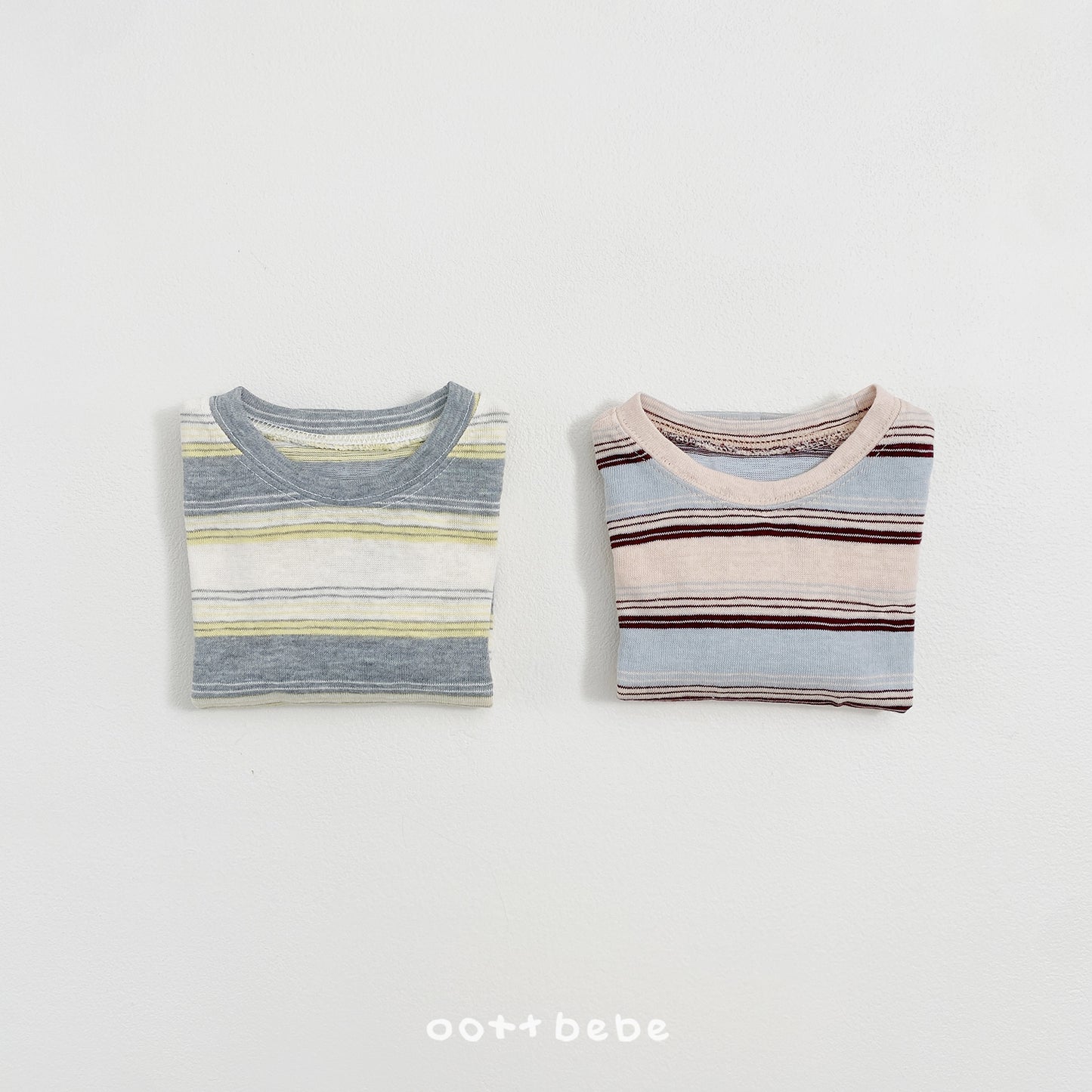 Breeze Layered T-Shirts [Grey/Yellow/M(3-4yr)]
