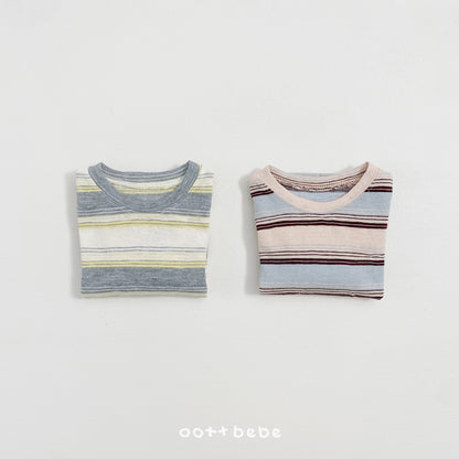 Breeze Layered T-Shirts [Grey/Yellow/M(3-4yr)]