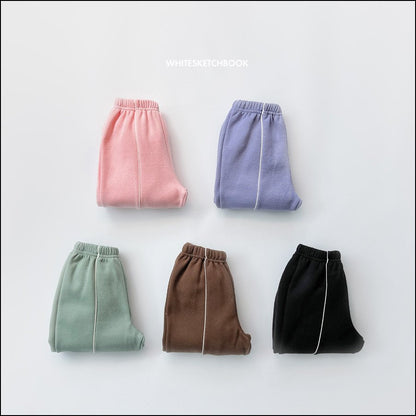 Piping Jogger Pants [Khaki Green/5/S(2-3yr)]