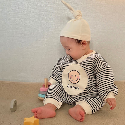 [PRE-ORDER] Happy Body Suit + Bonnet Set