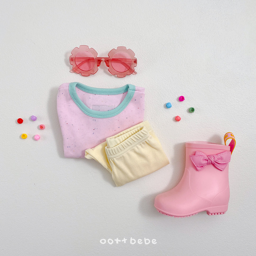 [PRE-ORDER] Crayon Ribbed Home Wear Set