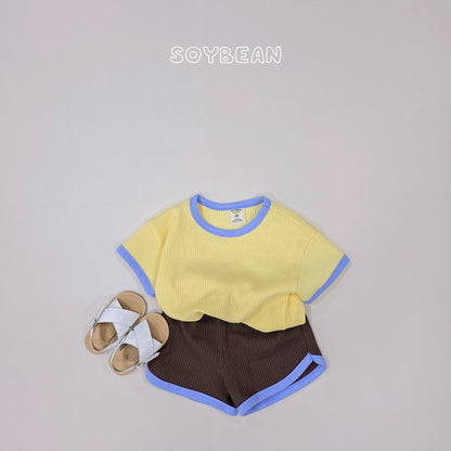 [PRE-ORDER] Color Mix Waffle Top Bottom Set