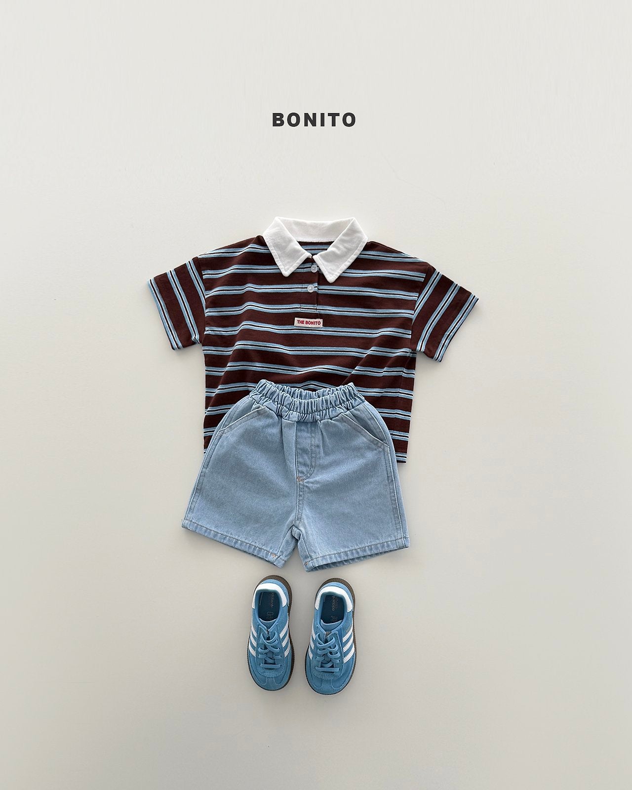 [PRE-ORDER] Sierre Stripe Collar T-Shirts