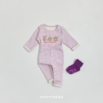 [PRE-ORDER] Check Bear Home Wear Set