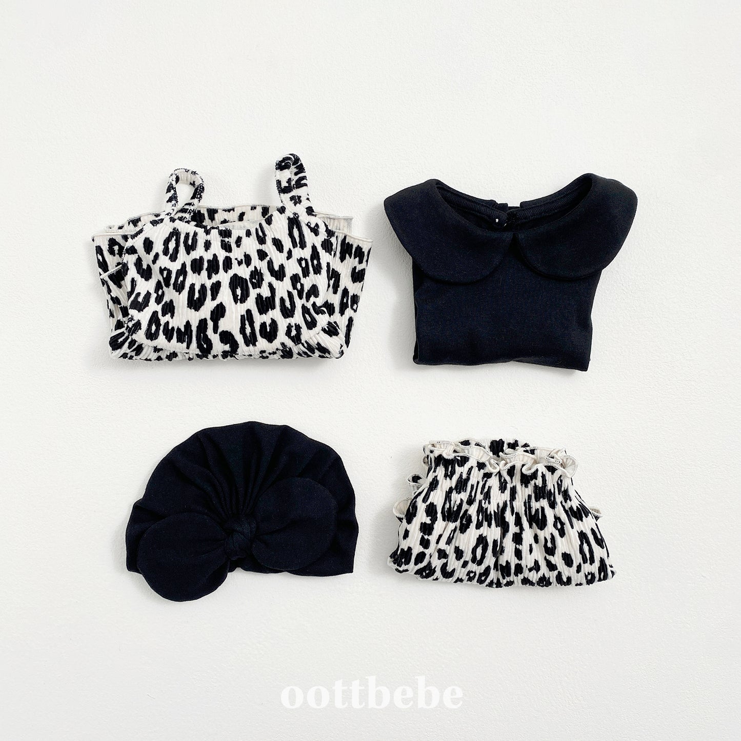 [PRE-ORDER] Leopard Baby Top Bottom Set