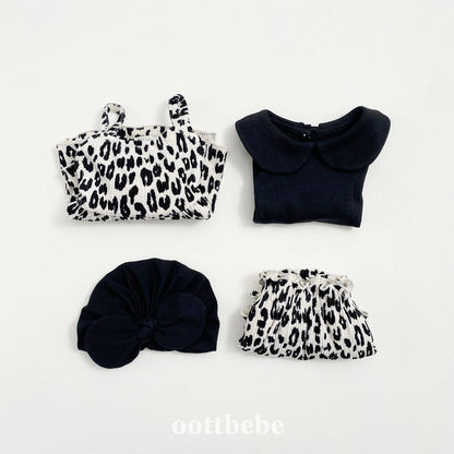 [PRE-ORDER] Leopard Baby Top Bottom Set
