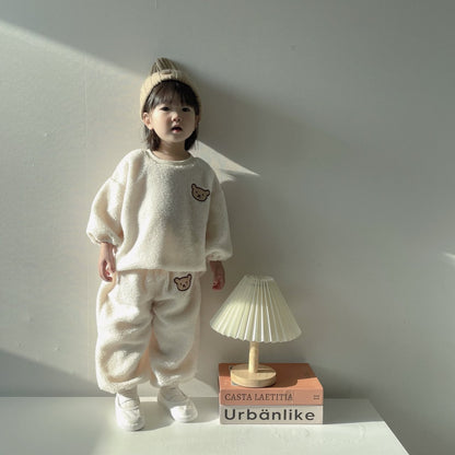 [PRE-ORDER] Sherpa Bear Top Bottom Set