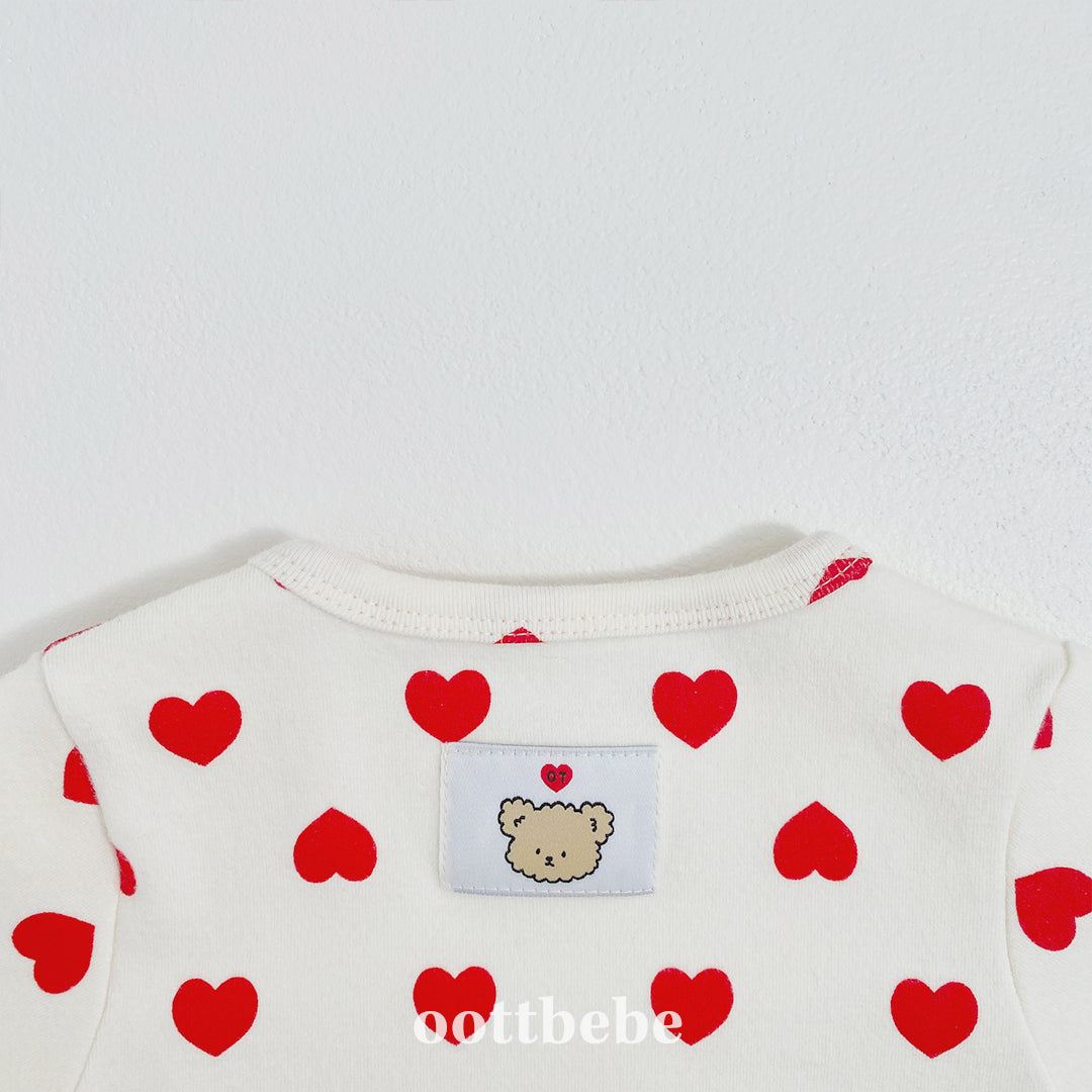 [PRE-ORDER] Heart Body Suit + Bonnet Set
