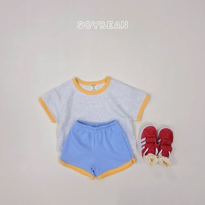 [PRE-ORDER] Color Mix Waffle Top Bottom Set