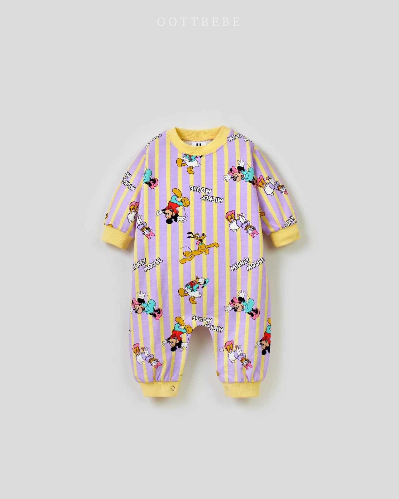 World Disney Long Body Suit [Purple/Baby S(0-6m)]