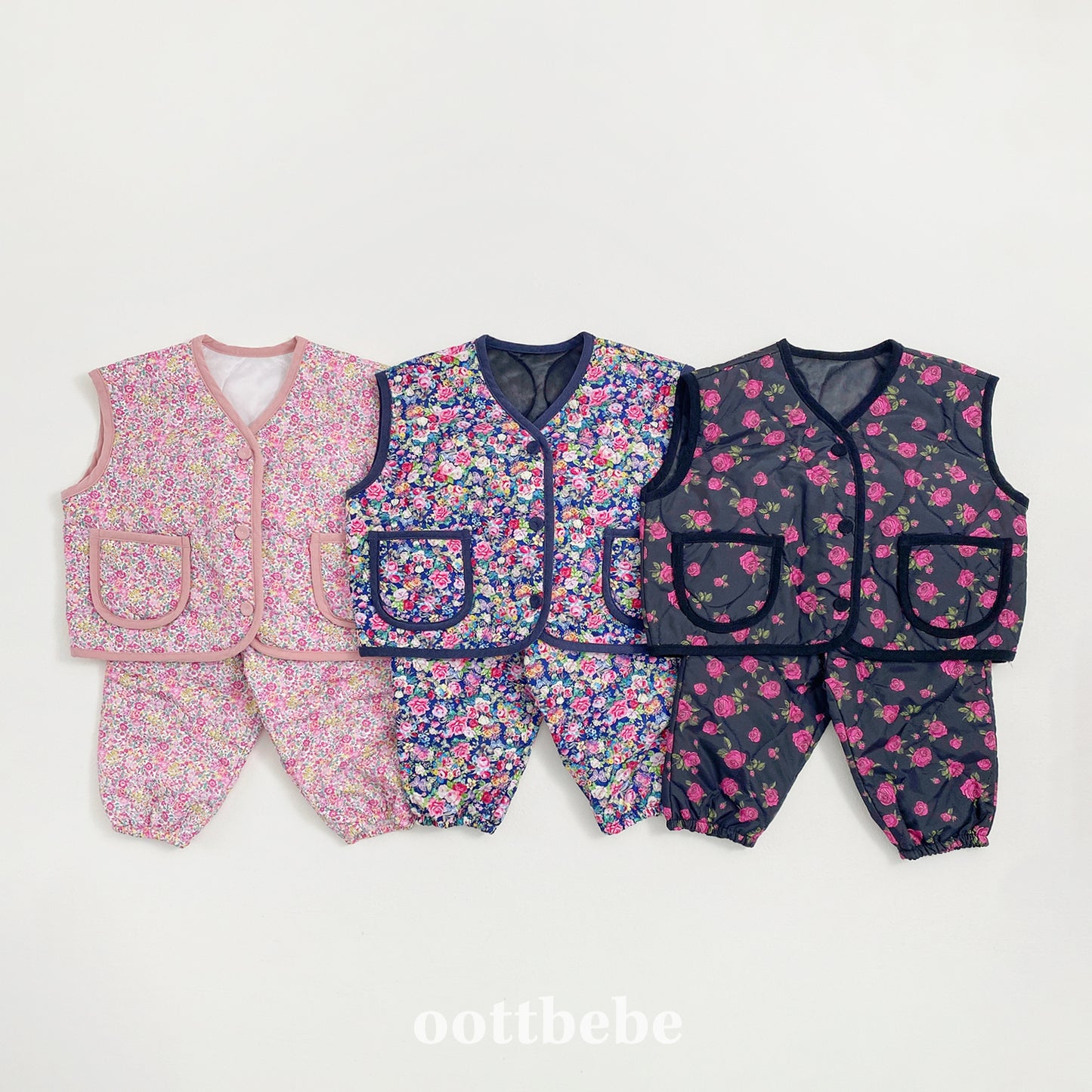 [Limit Time Order] Grandma Vest Bottom Set
