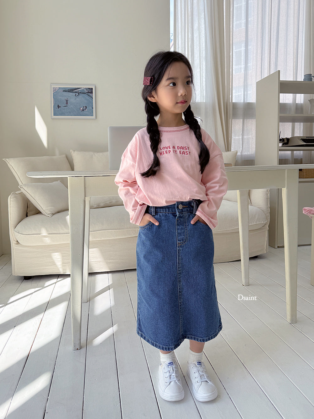[PRE-ORDER] Half Open Denim Skirts