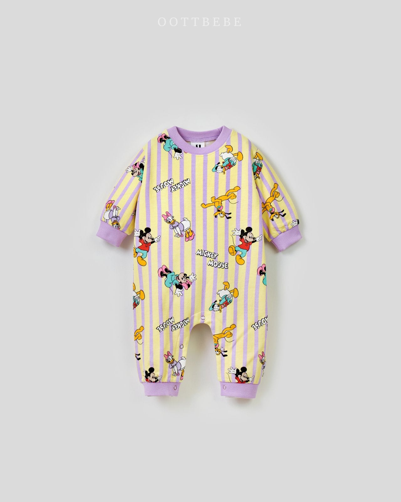 World Disney Long Body Suit [Purple/Baby S(0-6m)]