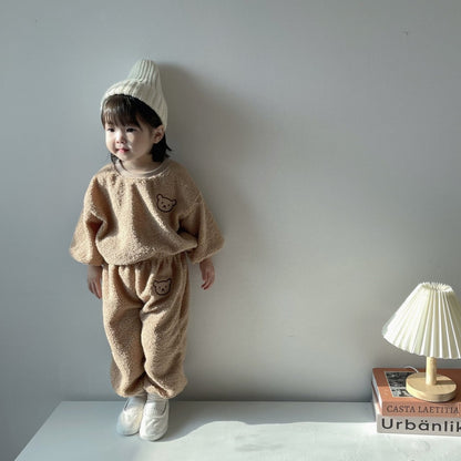 [PRE-ORDER] Sherpa Bear Top Bottom Set