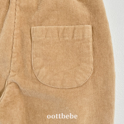[PRE-ORDER] Corduroy Round Patch Pants