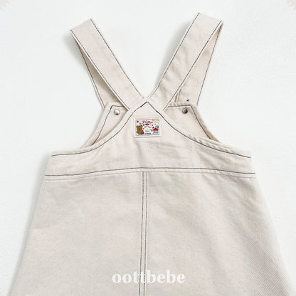 [PRE-ORDER] Denim Suspender Dress