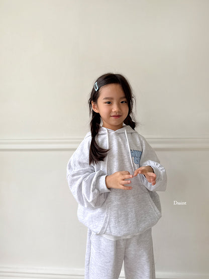 [PRE-ORDER] White Cat Hoodie Top Bottom Set
