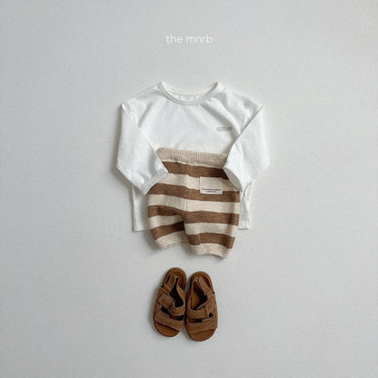 [PRE-ORDER] Stripe Sweater Shorts