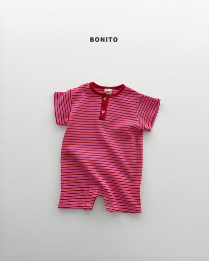 [PRE-ORDER] Summer Waffle Stripe Body Suit