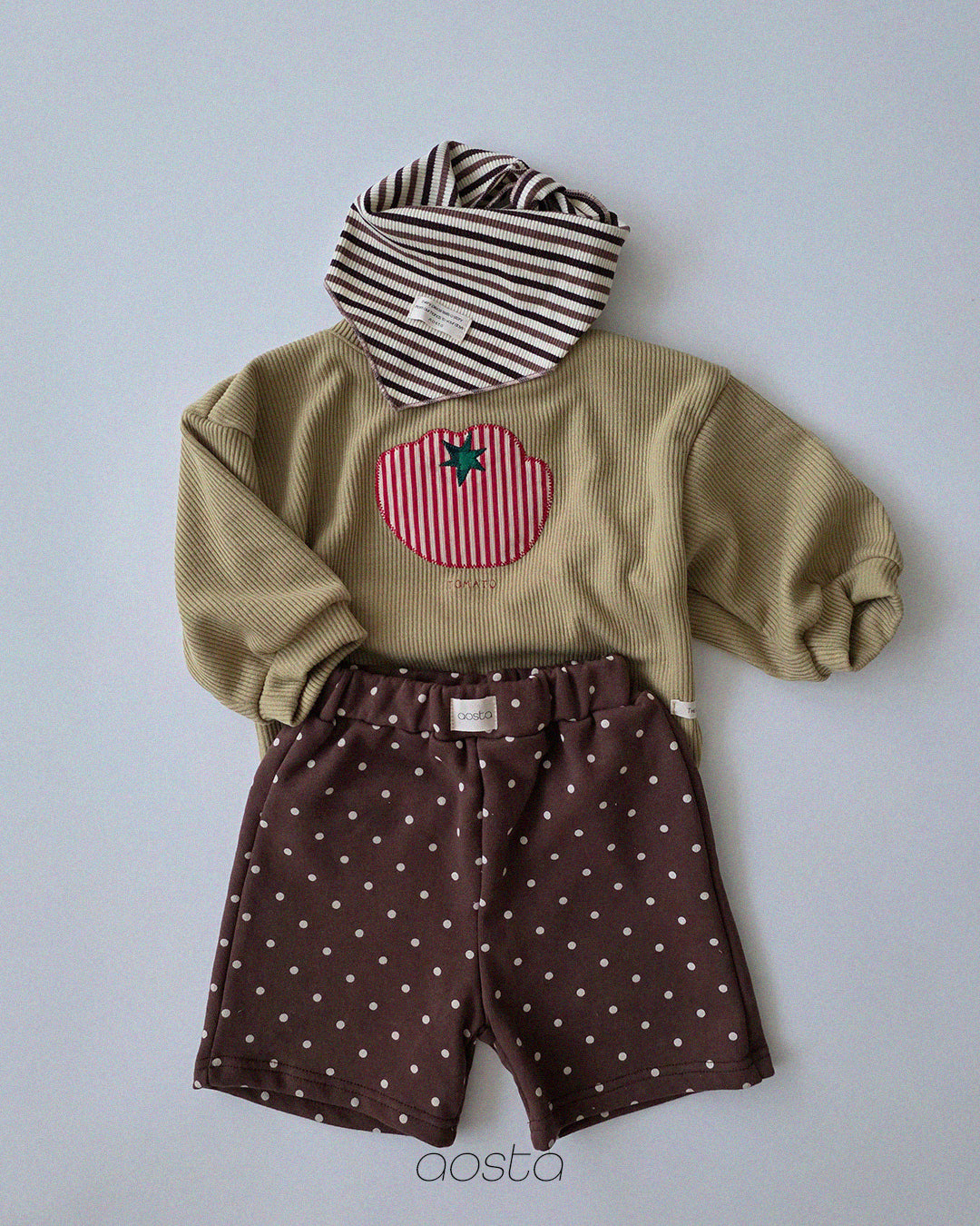 Tomato Sweatshirts [Ivory/M(1-2yr)]