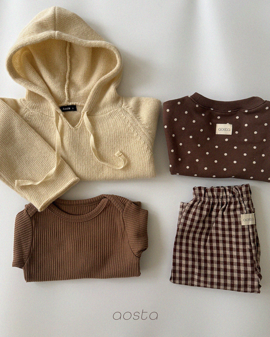 Cookie Sweater Hoodie Top [Red/L(3-5yr)]