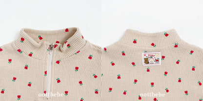 [PRE-ORDER] Sweet Waffle Anorak Top Bottom Set