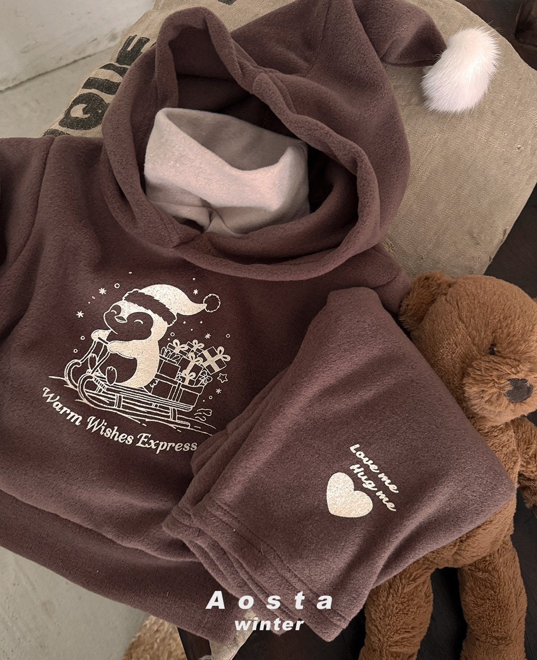 [PRE-ORDER] Winter Penguin Hoodie Sweatshirts