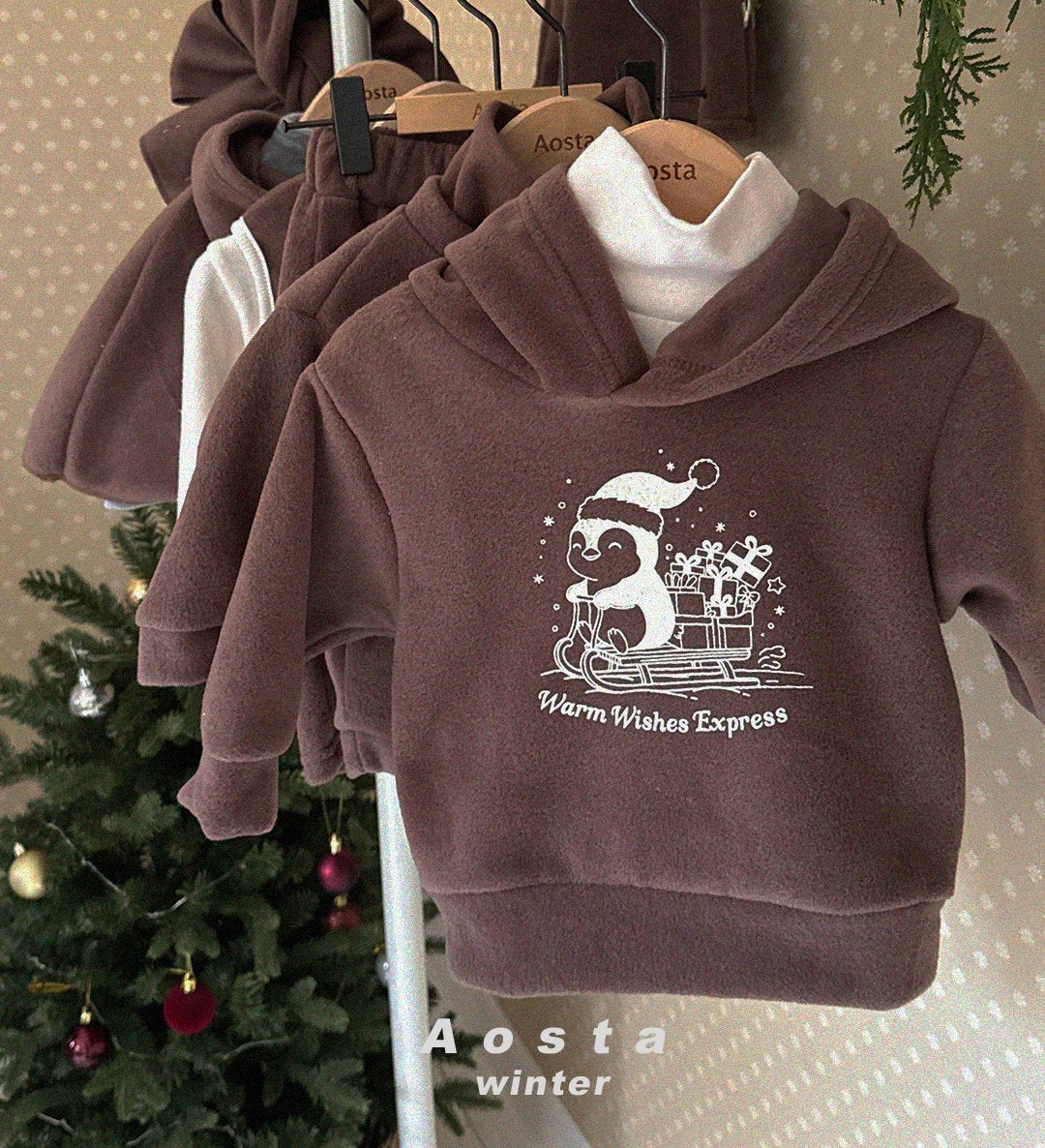 [PRE-ORDER] Winter Penguin Hoodie Sweatshirts