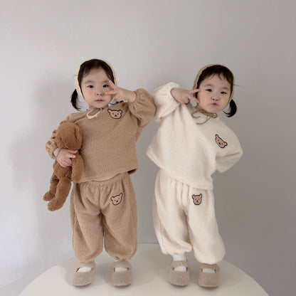 [PRE-ORDER] Sherpa Bear Top Bottom Set