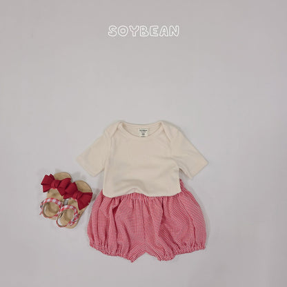 [PRE-ORDER] Pumpkin Check Top Bottom Set