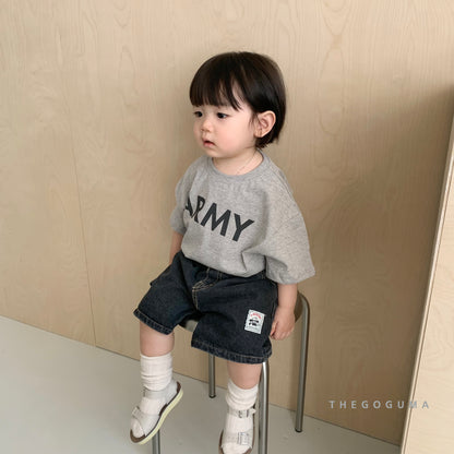 [PRE-ORDER] Wide Half Ring Denim Pants