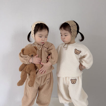 [PRE-ORDER] Sherpa Bear Top Bottom Set