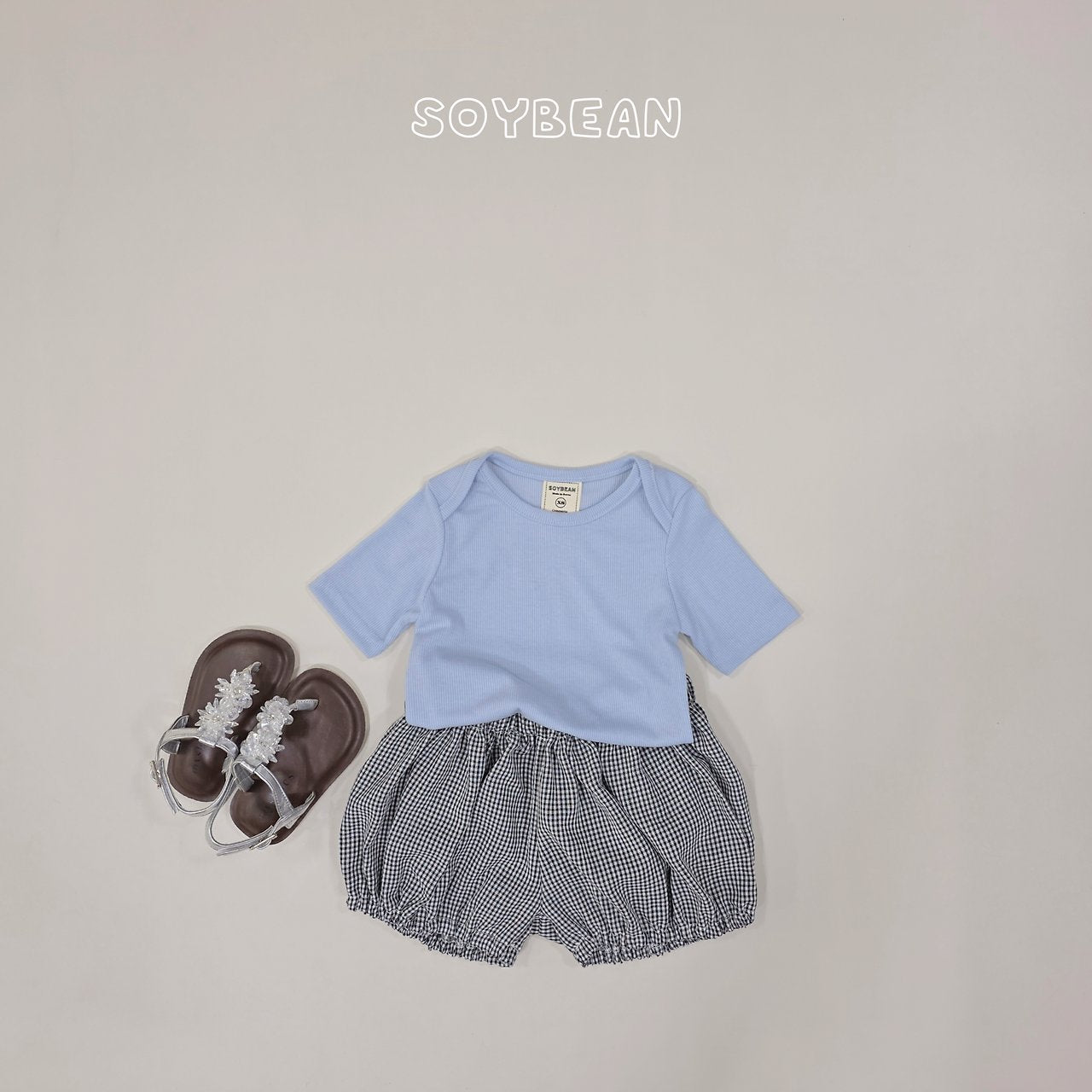 [PRE-ORDER] Pumpkin Check Top Bottom Set