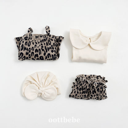 [PRE-ORDER] Leopard Baby Top Bottom Set