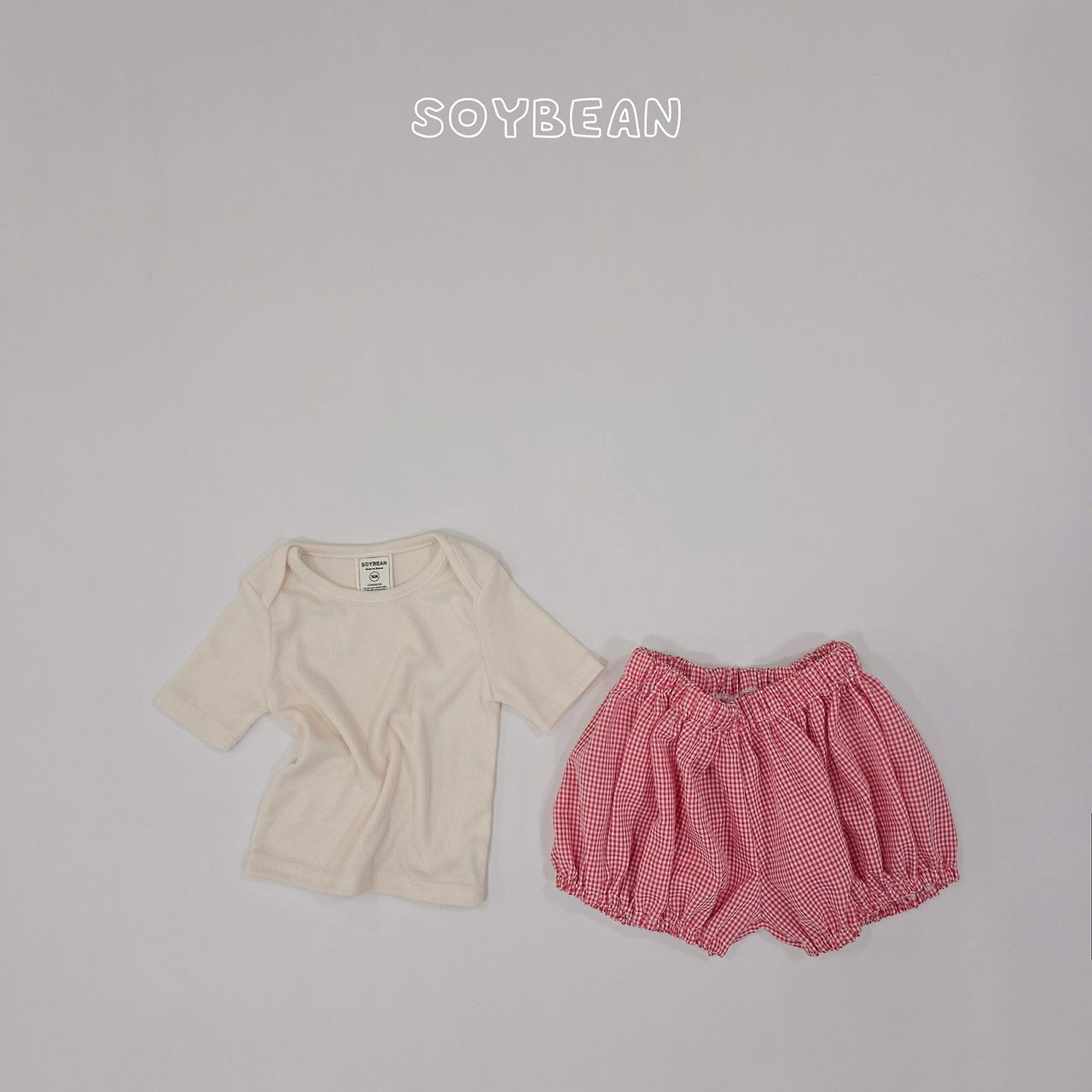 [PRE-ORDER] Pumpkin Check Top Bottom Set