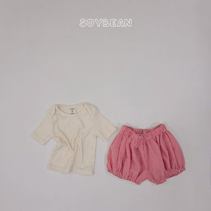 [PRE-ORDER] Pumpkin Check Top Bottom Set