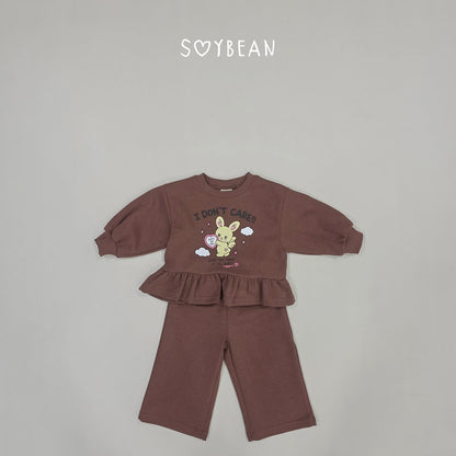 [PRE-ORDER] Bunny Frill Wide Top Bottom Set