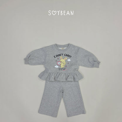 [PRE-ORDER] Bunny Frill Wide Top Bottom Set