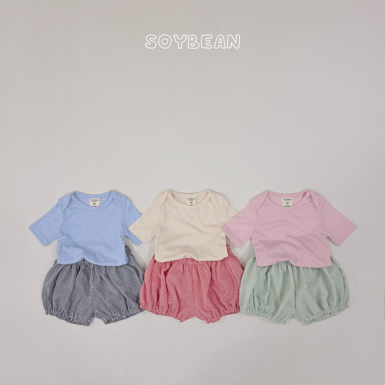 [PRE-ORDER] Pumpkin Check Top Bottom Set