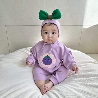 [PRE-ORDER] Vegetable Body Suit + Bonnet Set