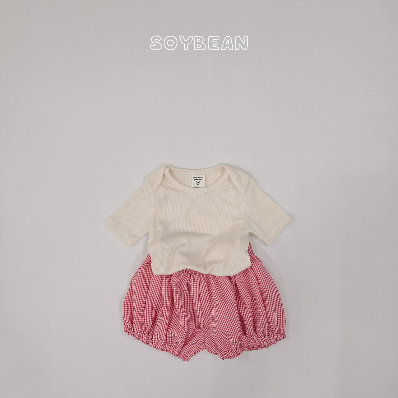[PRE-ORDER] Pumpkin Check Top Bottom Set