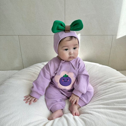 [PRE-ORDER] Vegetable Body Suit + Bonnet Set