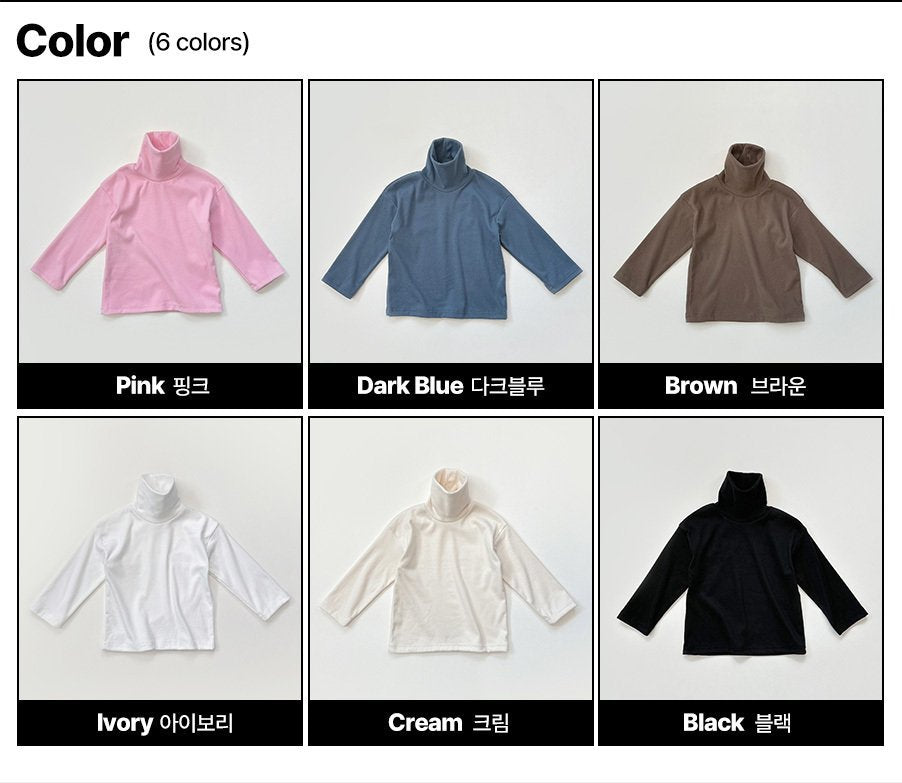 [PRE-ORDER] Peach Turtleneck T-Shirts