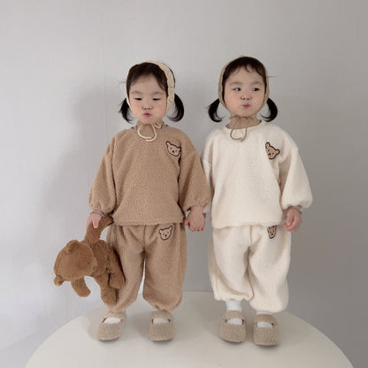 [PRE-ORDER] Sherpa Bear Top Bottom Set